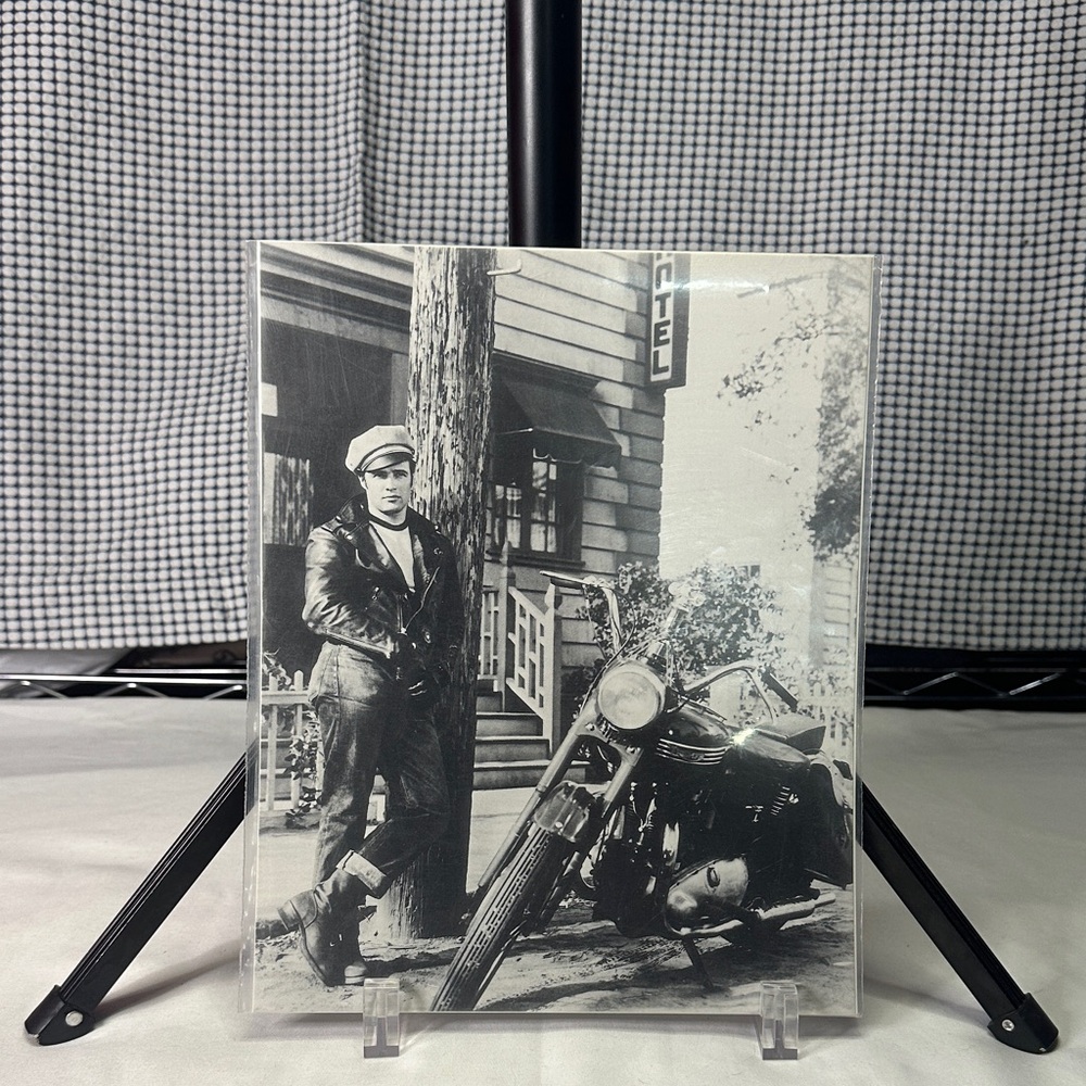 Vintage Black and White Marlon Brando“ Johnny Strabler from “The Wild One“ 1953.